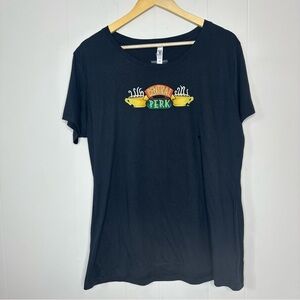 Warner Brothers Central Perk FRIENDS TV show Sitcom T-Shirt TEE Black 3XL